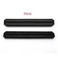 Powerful Magnetic Knife Holder, Multifunctional Wall-Mounted Knife Rack, Black, Practical Kitchen Organizer, No Drilling Required