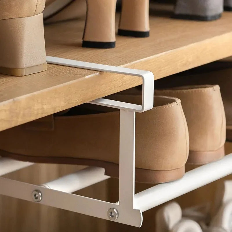 Armoire de rangement pour la maison avec séparateurs multicouches rétractables, extensibles et suspendus pour optimiser l’espace de rangement