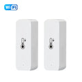 Tuya Wifi/Zigbee Temperature And Humidity Sensor Indoor Thermometer Smart Life Control For Home Work With Alexa Google Assistant