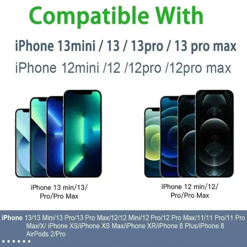 30W Magnetic Wireless Chargers Fast Charging for iPhone 18 17 16 15 Pro Max PD Fast Charging For Pad Airpods Adapter USB C Cable