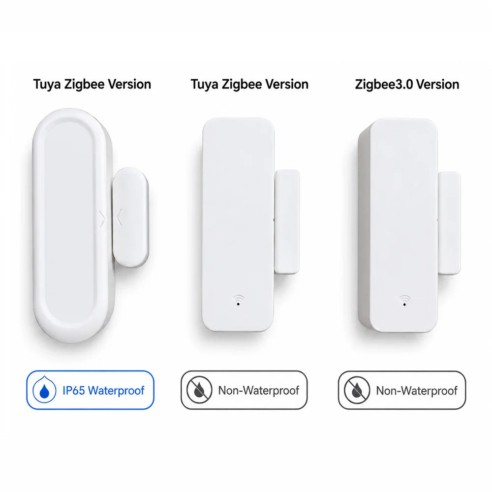 Zigbee 3.0 Door Window Sensor Zigbee Gateway Required Smart Home Work with Alexa ZHA Zigbee2mqtt