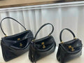 2026 New Luxury Brand Women Handbags Genuine Leather Shoulder Bags Women Retro Silver Buckle Tan Cowboy Bags Woman Totes