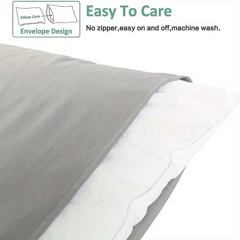 1pz/2pz Federe in 100% cotone felpato color block, super morbide e confortevoli, resistenti alle pieghe e allo scolorimento, con chiusura a busta