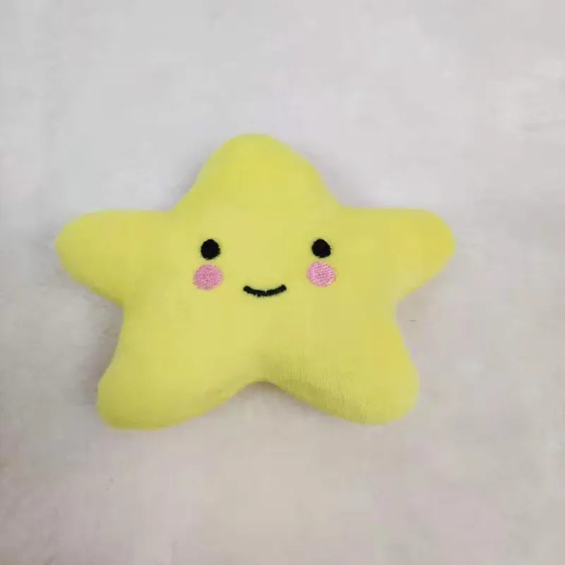 Juguetes para perros pequeños, lindo juguete de peluche con pitillo y mordedor para cachorros y gatos, artículos para mascotas