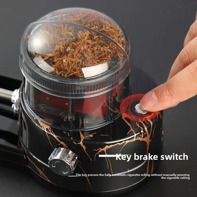 HOT 8.0/6.5mm Accessoires de fumigation DIY automatiques électriques Machine à rouler des cigarettes Outil de fumigation Injecteur rouleur à tabac