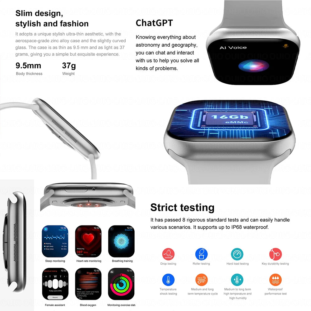ZODVBOZ DT Watch 10 smartwatch AMOLED da 1,96″