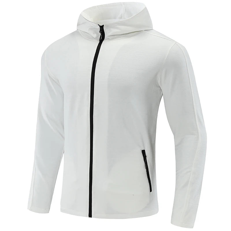 Veste de sport homme, à capuche