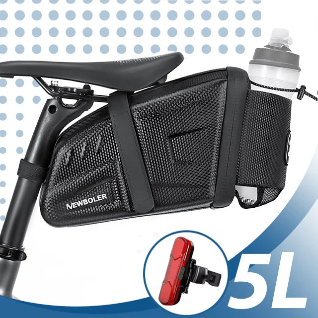NUEVO Bolsa impermeable para sillín de bicicleta, alforja para bicicleta de montaña y de carretera, bolsa para botella de agua, bolsa portaherramientas, accesorios MTB