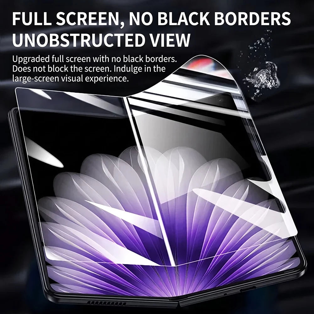 1-3Pcs Slow Rebound Explosion‑Proof Hydrogel Screen Film For Apple iPhone 18 Duo Screen Films Foldable With Installation Tool