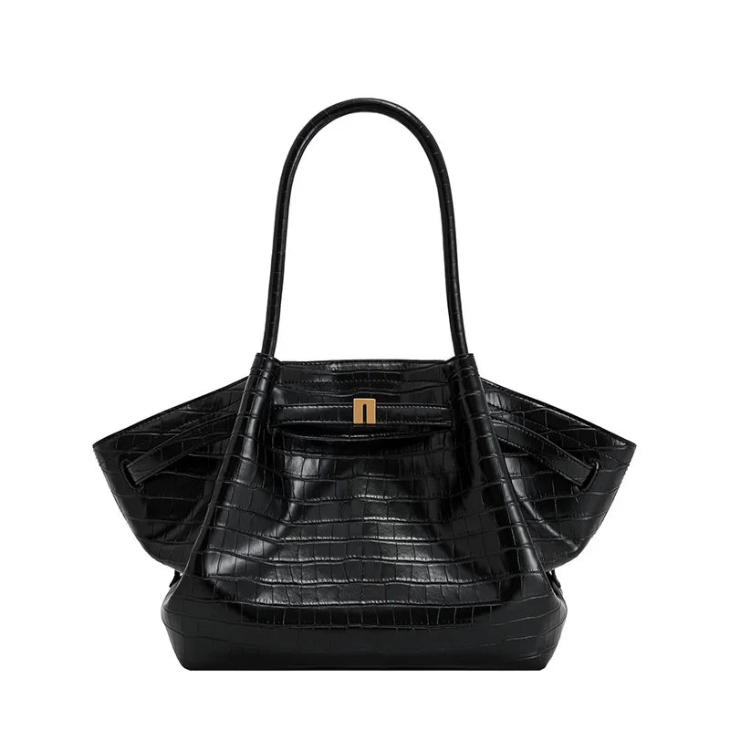 Women Chic Luxury Designers Bags Female Large Capacity Versatile Handbag Girls Classic Suede Armpit Shoulder Bag
