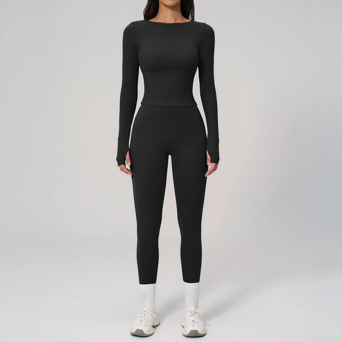 Ensemble yoga femme, 2 pièces, haut et legging