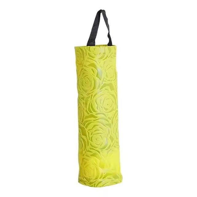Soporte de pared para bolsas de comestibles, dispensador colgante de bolsas de plástico, organizador de almacenamiento para bolsas de basura en la cocina