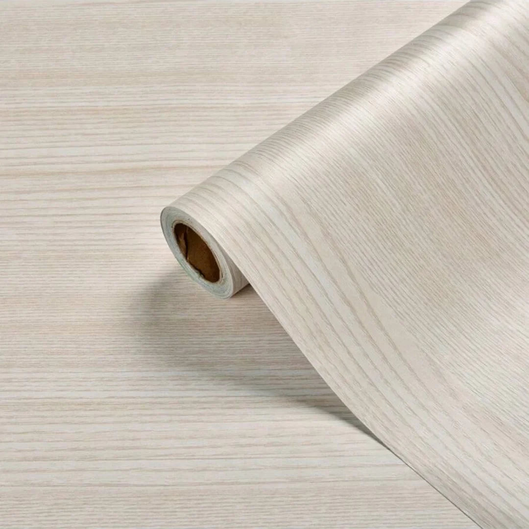 Rotolo adesivo decorativo in PVC effetto legno