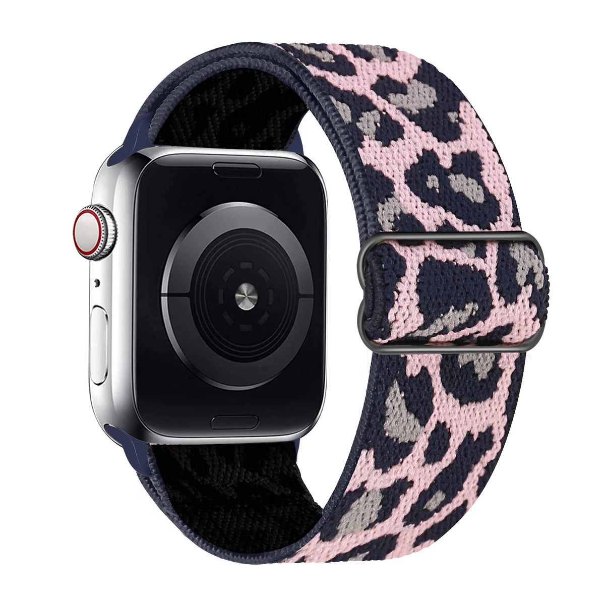 1 Pack Leopard Print Elastic Loop Band Compatible With Apple Watch Band 38mm 40mm 41mm 42mm 44mm 45mm 49mm, Replacement Bracelet