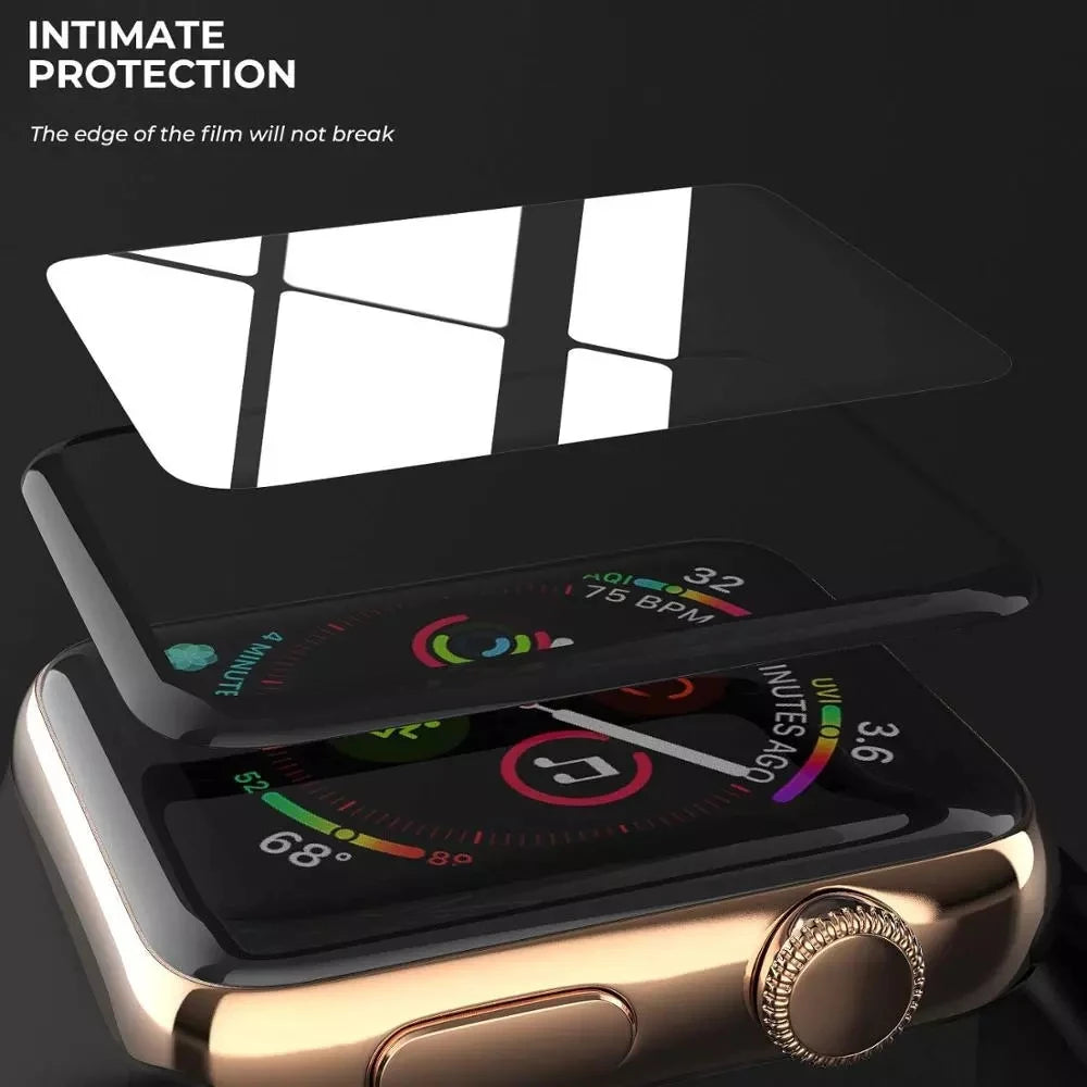 Screen Protector for Apple Watch 7 6 SE 5 9 8 4 3 2 40MM 41MM 42MM 44MM 45MM 38MM Ceramic Film for IWatch Ultra 2 49MM Not Glass