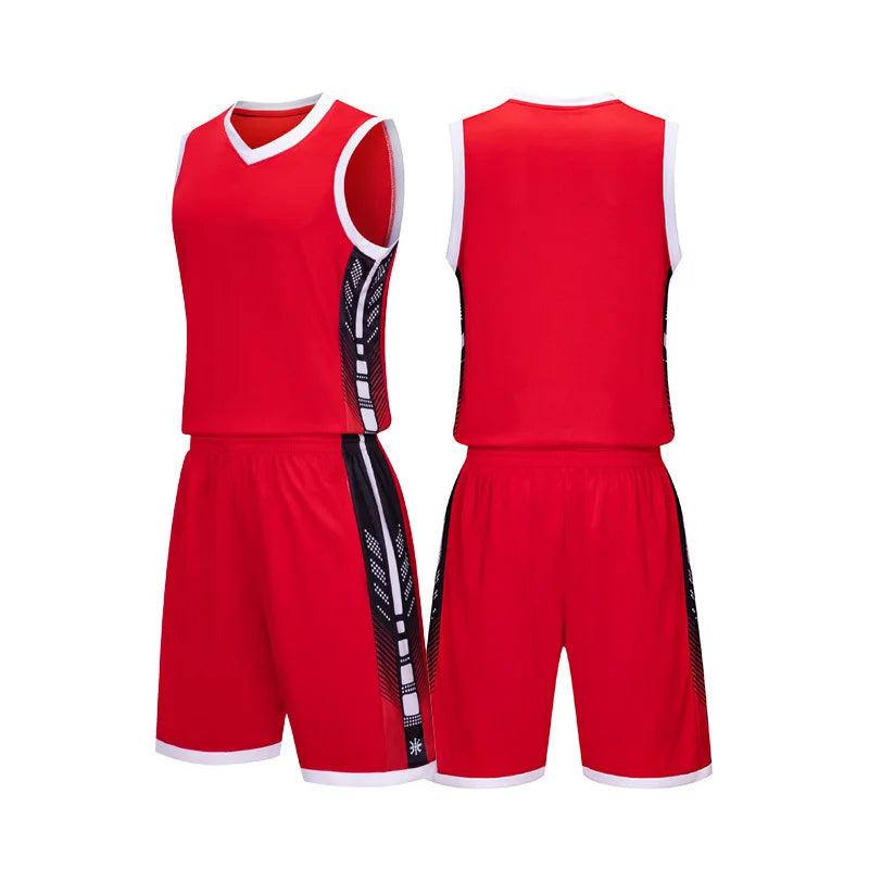 Adult Kid Basketball Jersey Youth Quick-drying Breathable Unisex Team Training Uniform Shirt Sportswear Child Tracksuit Outfit