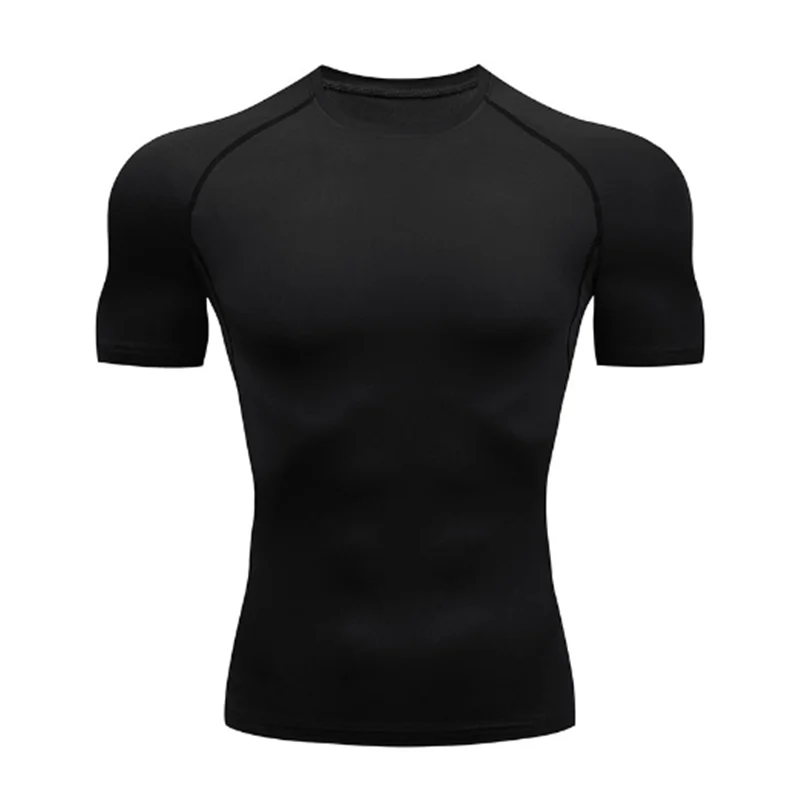 Maglia sportiva aderente uomo a maniche lunghe