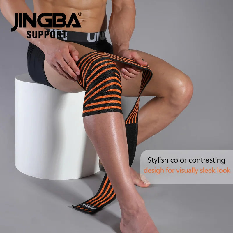 Elastic Knee Wraps for Weight Training