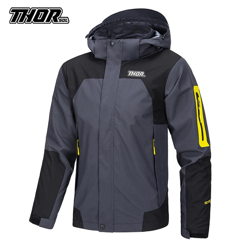 THORSOL giacca ciclismo uomo con cappuccio