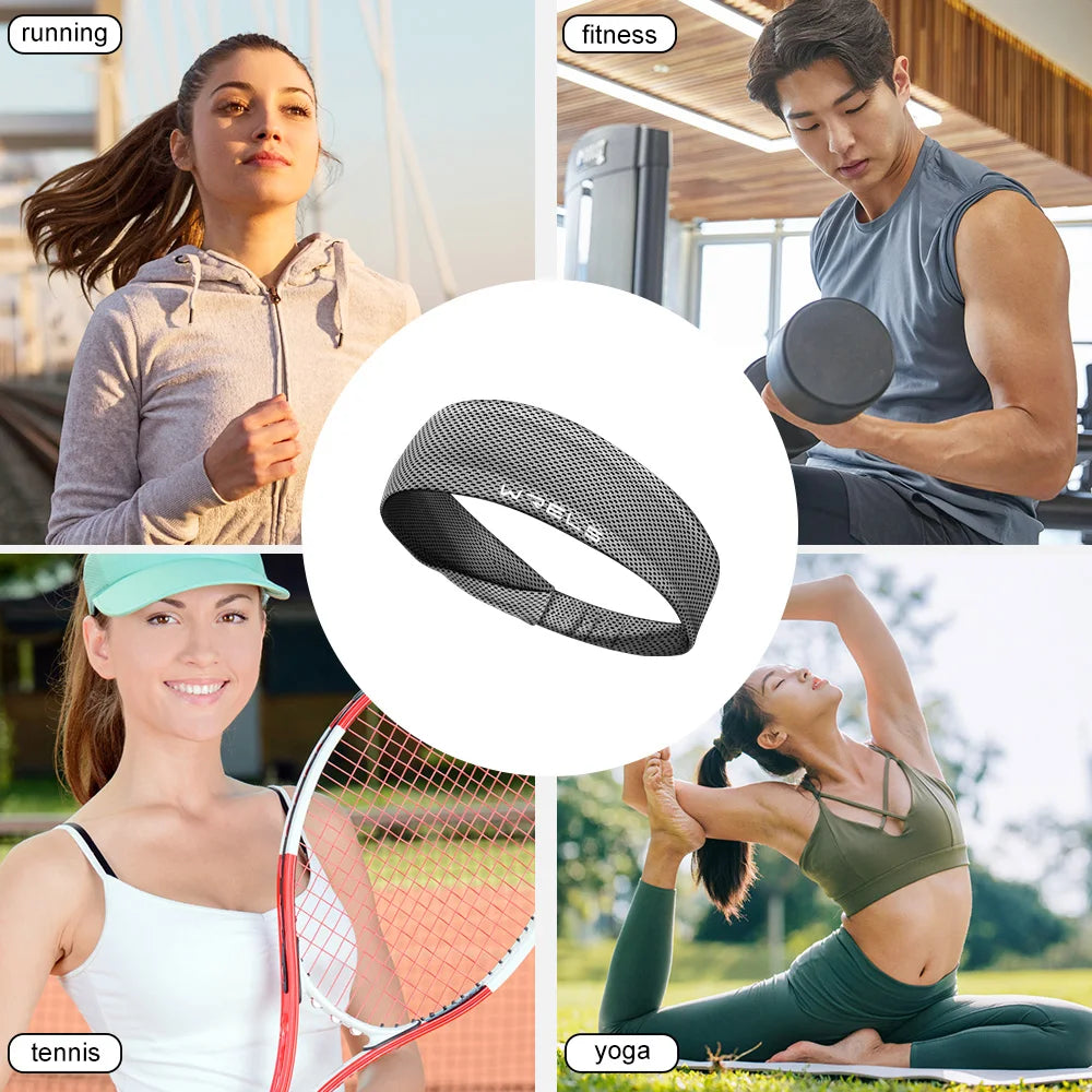 Fascia sportiva per capelli