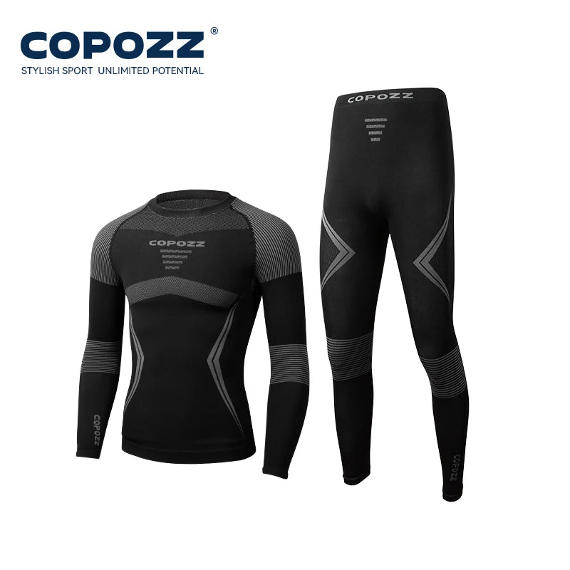 COPOZZ completo intimo sportivo, maglia e pantaloni