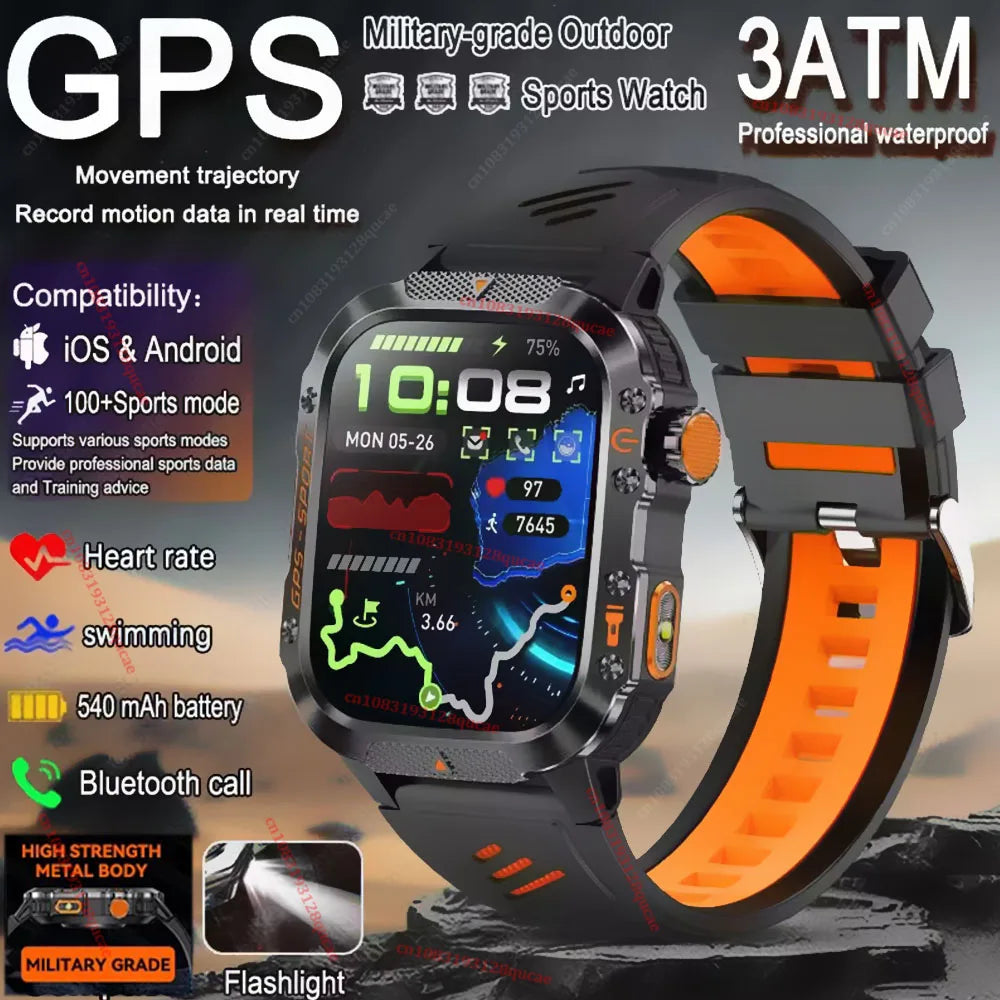 Bluetooth calling smartwatch with touchscreen display