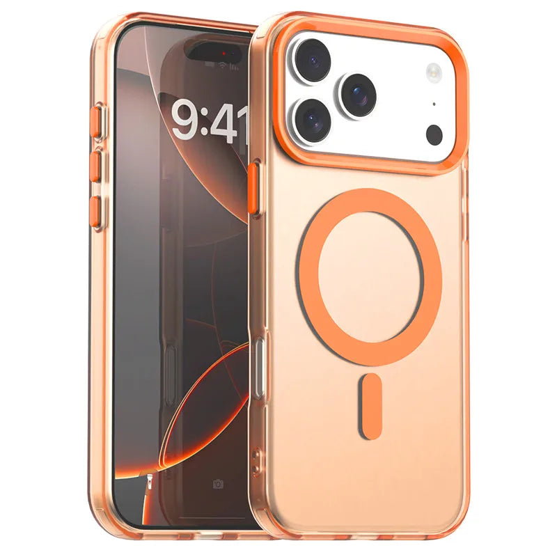 Magnetic For iPhone 18 Pro Max Case Magnetic Wireless Charging Cover iPhone 18 iPhone 18 Pro Max Matte TPU Protective Phone Case