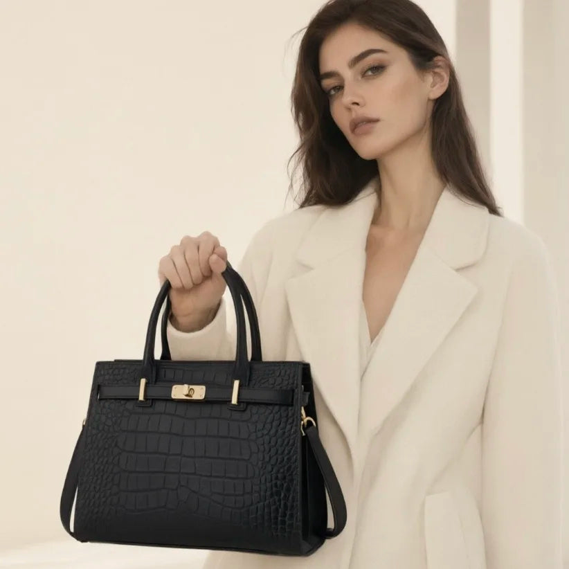 Hot ZOOLER Fashion Woman Bag Full Genuine Leather Shoulder Bags for Businesswomen Real Cow Handbags Purses Bolsa Feminina #wg383