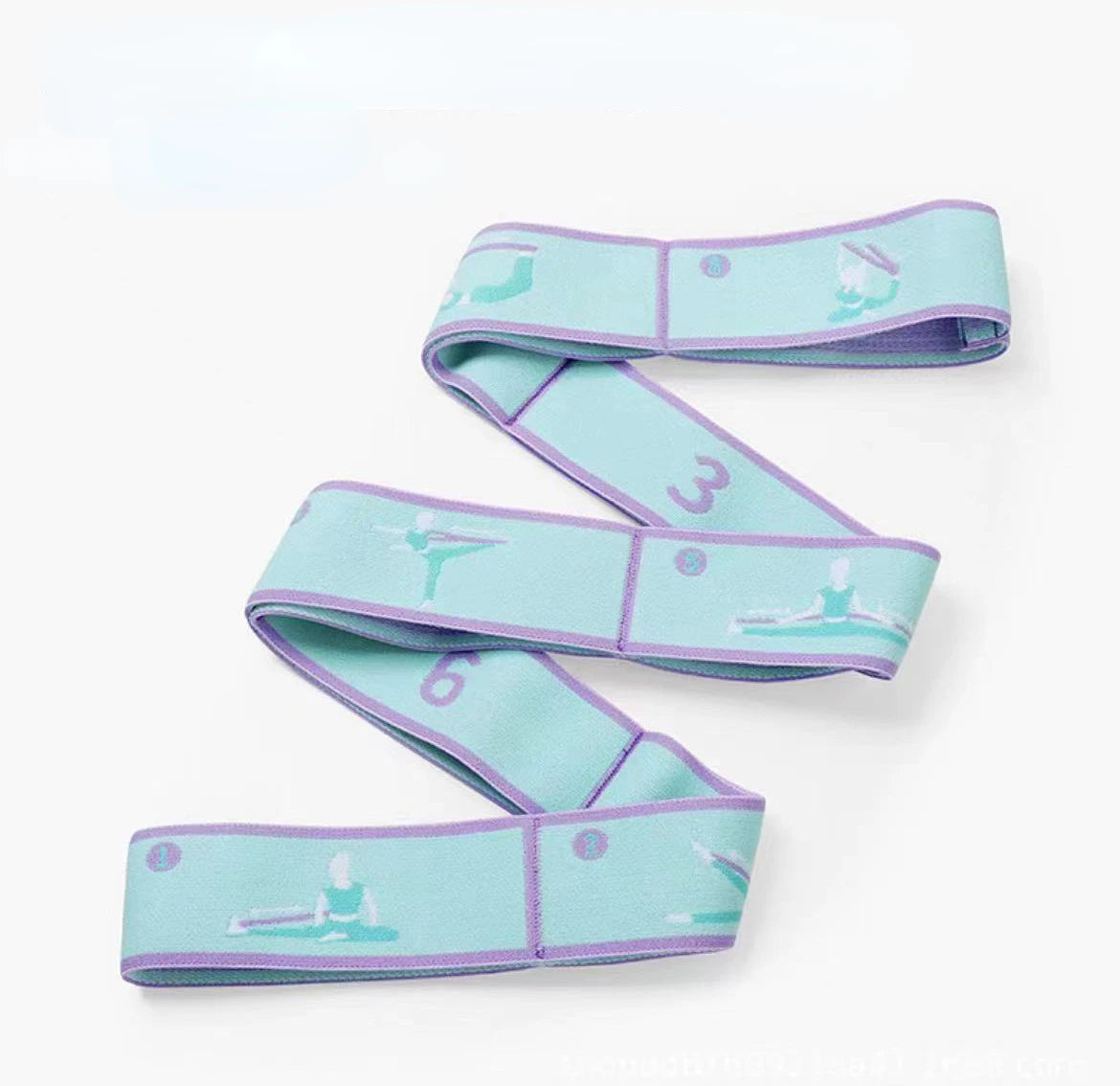 90 cm Yoga Stretching Belt with Adjustable Loops