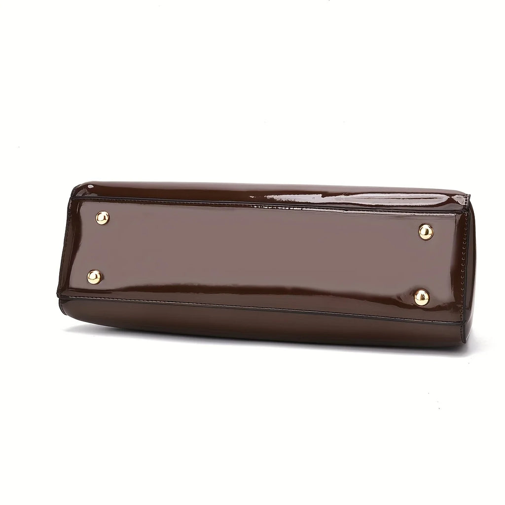 2026 NEW Women's Glossy PU Leather Shoulder Handbags Wedding Clutch Bridal Party Evening Bag Sac pour femme Женская сумка Bolsos