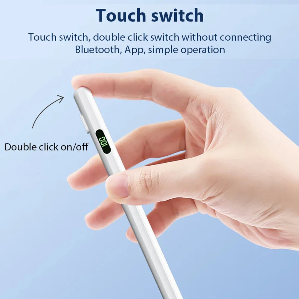 For Apple Pencil For Ipad A16 2025 10th Generation Stylus Pen Pro 13 M5 12.9 Air 11 M4 M3 5 4 3 Mini 7 6 A17 8th 9th Touch Pens