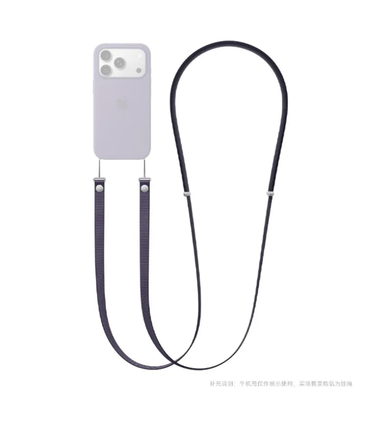 High End Official Magnetic Woven Strap for Orginal Iphone 17 16 15 Pro Max 17 Air Phone Crossbody Lanyard Anti-loss Apple Strap