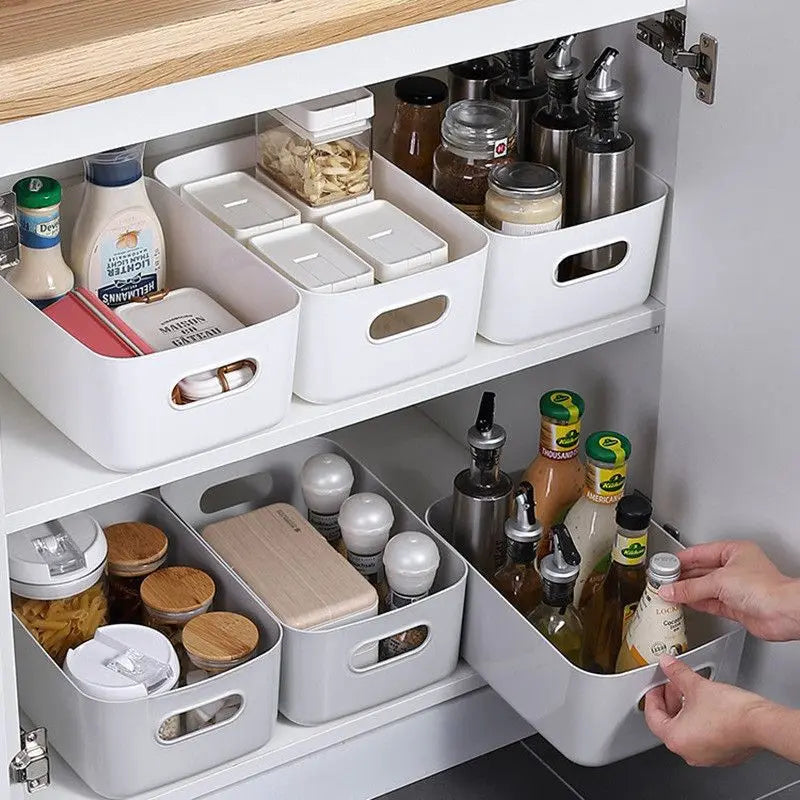 Panier de rangement, objets divers de bureau domestique, boîte de rangement pour étudiants, étagère de tiroir de cuisine, générateur de revenus