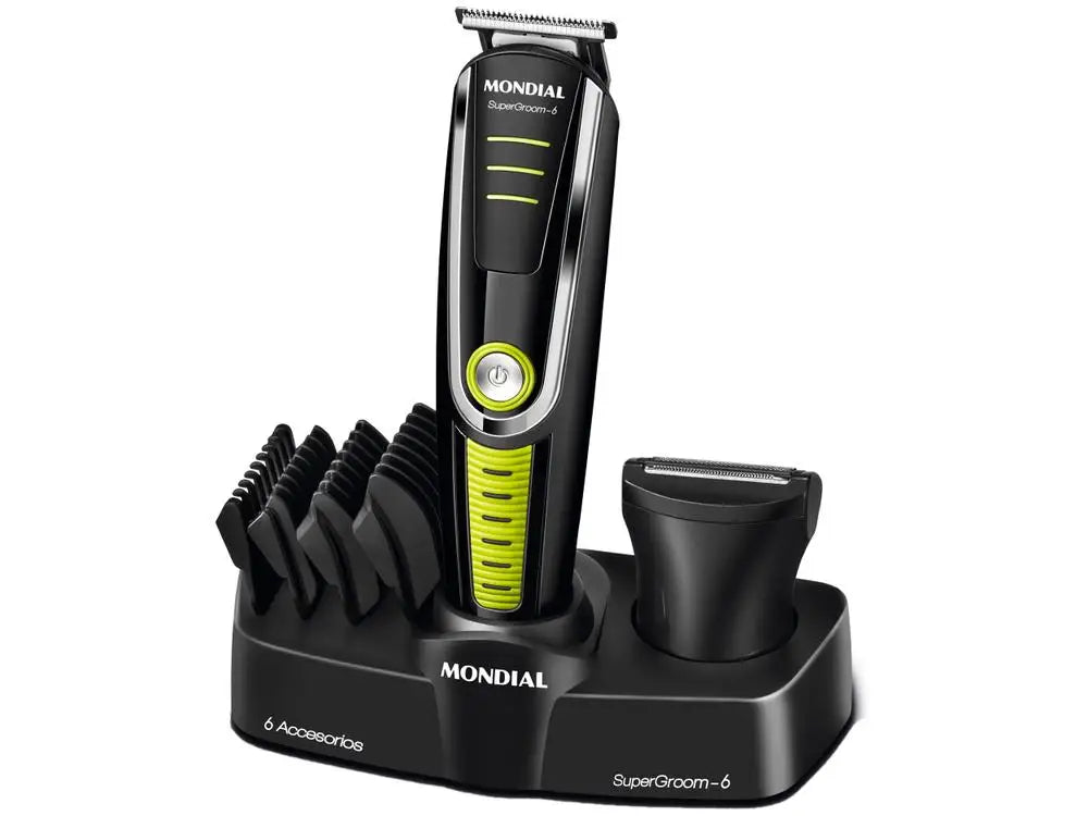 Tondeuse à cheveux 6-en-1 Mondial Super Groom – double tension