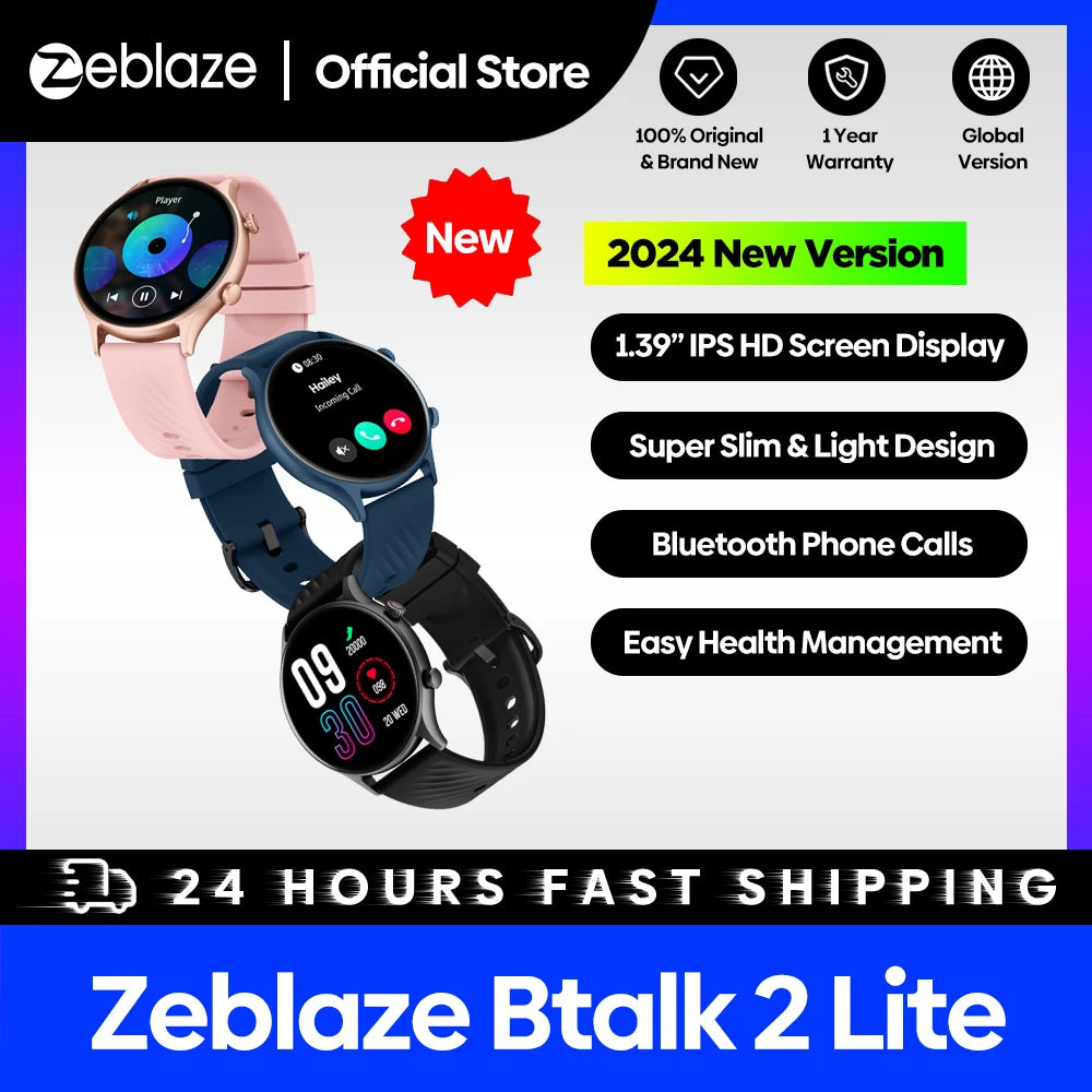Zeblaze Btalk 2 Lite Bluetooth Calling Smartwatch