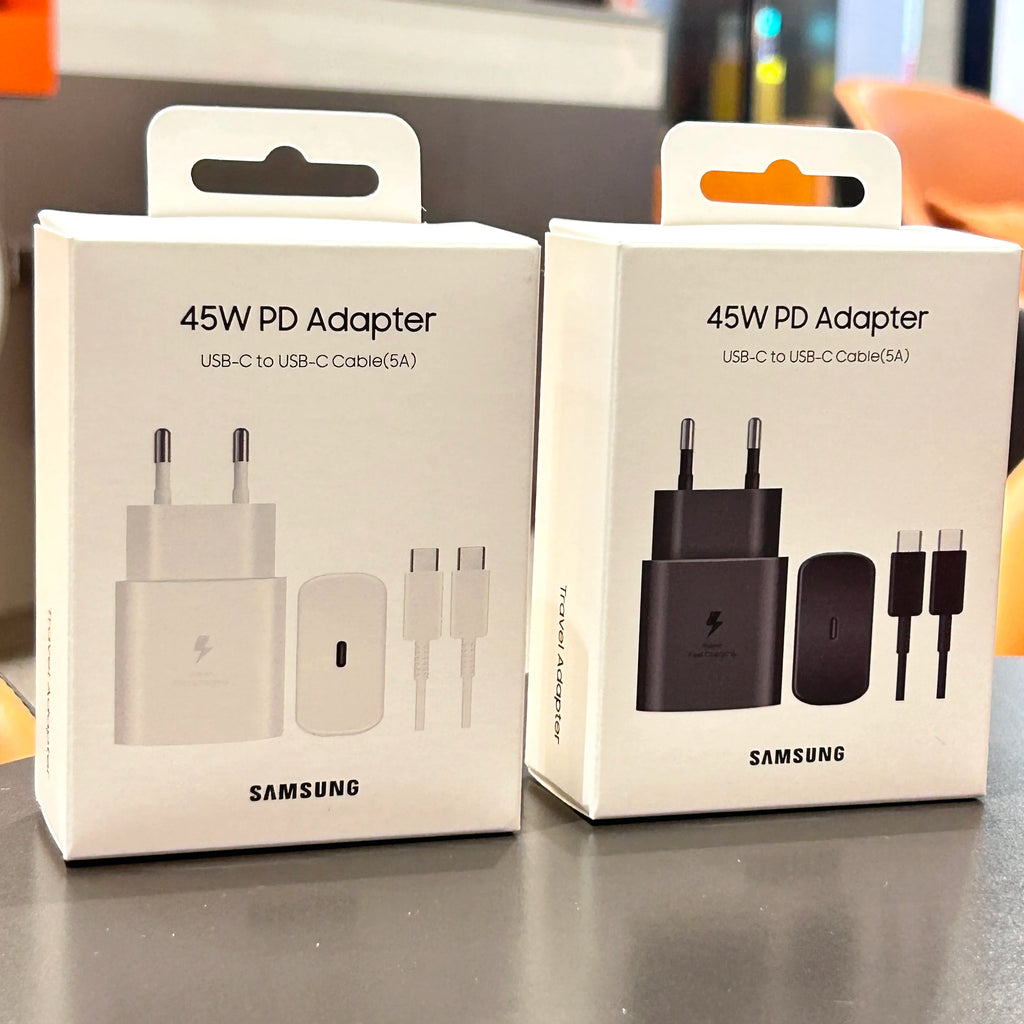 Samsung 45W PD Charger Super Fast Charging For Galaxy S25 Ultra Plus FE S24 S23 S22 A56 A55 A36 A17 EU Adapter 5A Type C Cable