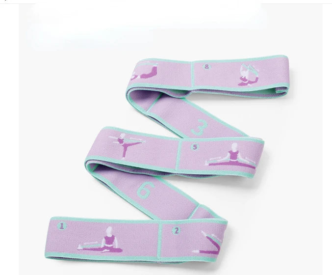 90 cm Yoga Stretching Belt with Adjustable Loops