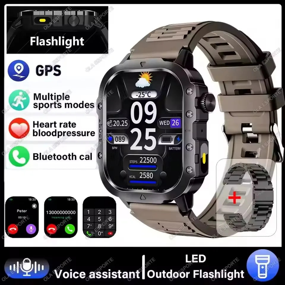 AMOLED Outdoor Smartwatch with Bluetooth Calling