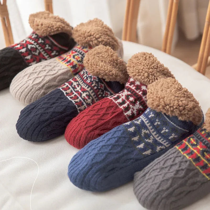 Herbst- und Wintersocken, Bodysocken, warme Haussocken für Damen und Herren, Schneesocken, Schlafsocken, Teppichsocken, Slipper-Socken, rutschfeste Yogasocken 2024