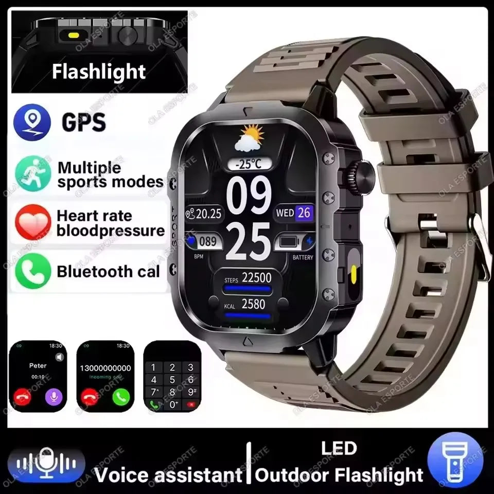 AMOLED Outdoor Smartwatch with Bluetooth Calling