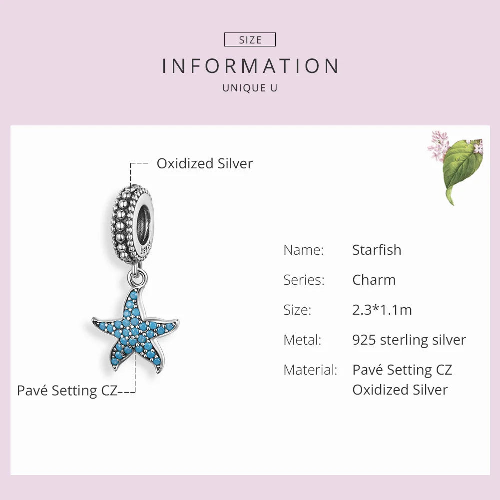 Pendant with starfish motif