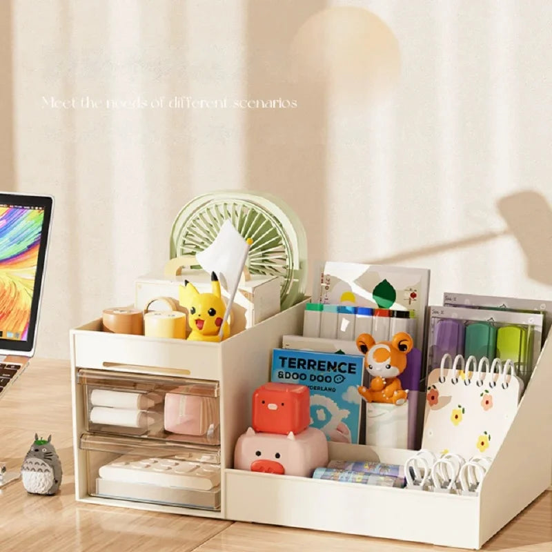 Transparent Desktop Makeup Storage Box Drawer Organizer Multi Layer Cosmetic Holder for Beauty Supplies Skincare Items