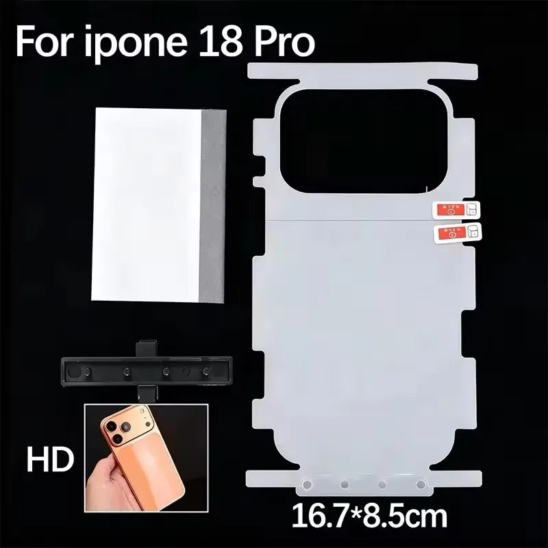 1-3Pcs For Apple IPhone 18 Pro Max 18Pro 17Pro Wrap Side Edge Back Protector Scratch Autorepair Matte/HD Soft TPU Hydrogel Film