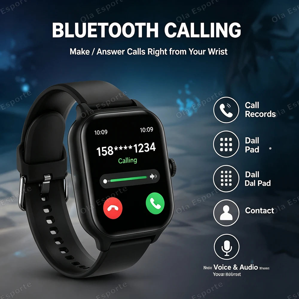 Ola Esporte HT30 smartwatch da 1,88″ con chiamate Bluetooth