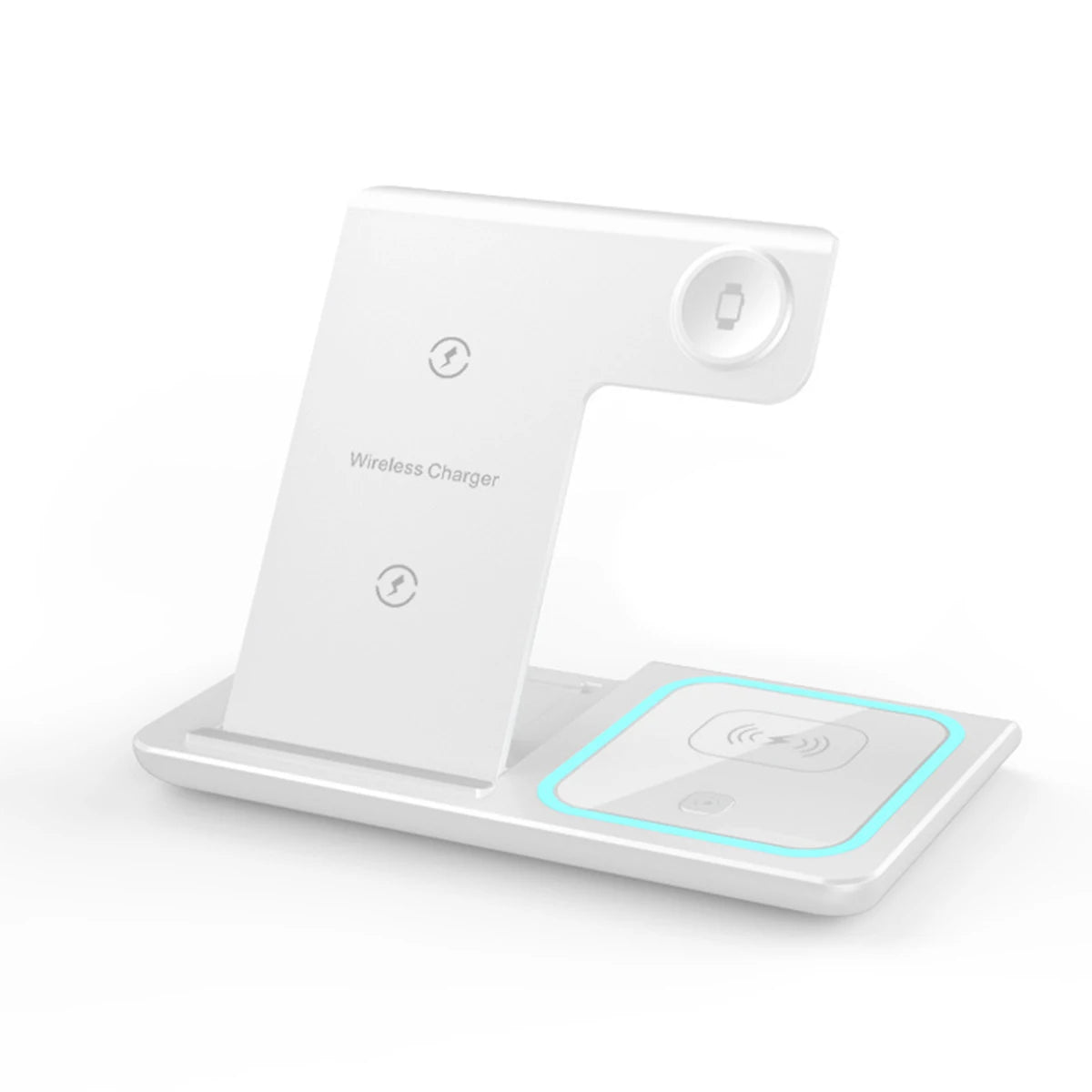 3 in 1 Magnetic Wireless Charger Stand for Magsafe iPhone 17-2 Apple Watch 8/7 & Airpods Pro Fast Charging Station