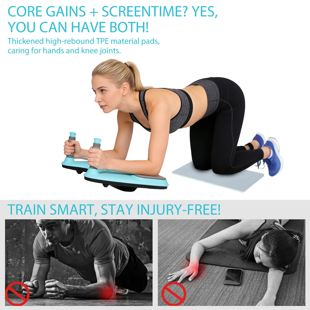 Fitness Balance Board for Core and Plank Training with Phone Stand