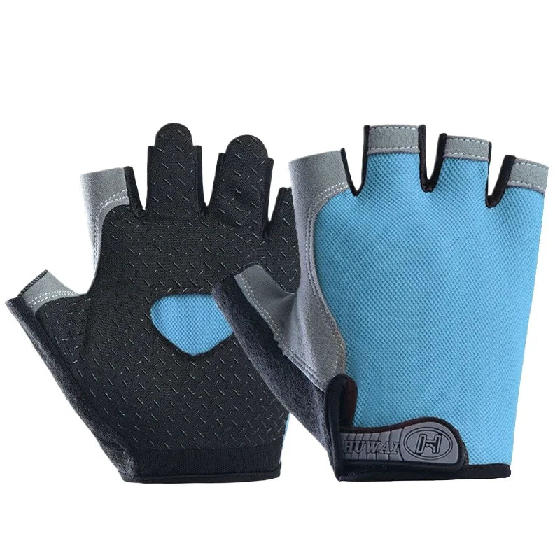 Fingerless Training Gloves for Gym, Weightlifting and Cycling
