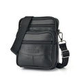 Men's New Genuine Leather Crossbody Bag Vertical Trendy Multifunctional Shoulder Bag Briefcase Casual Travel Messenger Bag