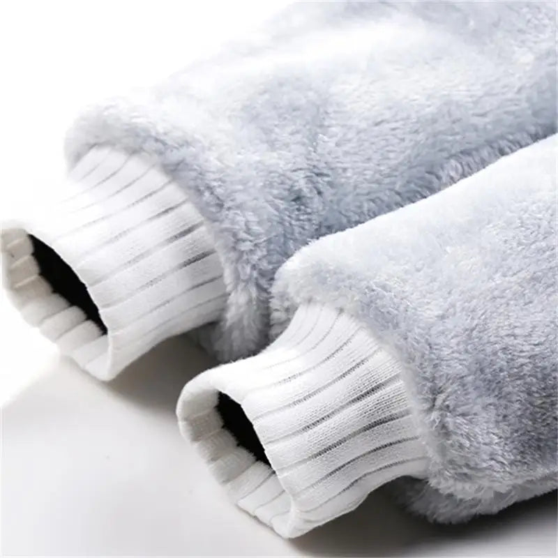 Men's Winter Sets 8XL Tracksuits Hoodies Casual Hooded Warm Sweatshirts Thicker Fleece Jackets Pants 2-Piece Men's Sweatshirts