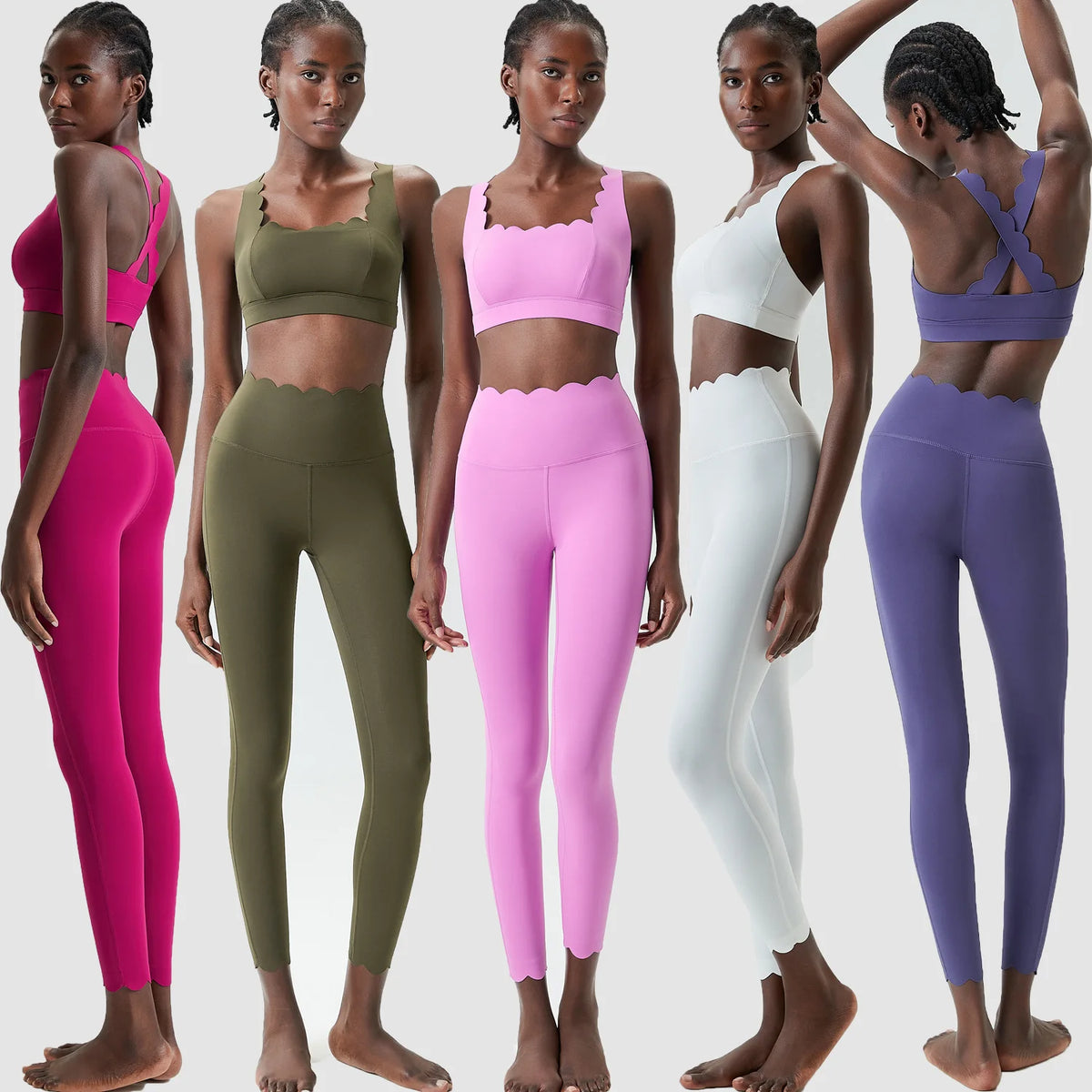 Ensemble yoga femme, 2 pièces